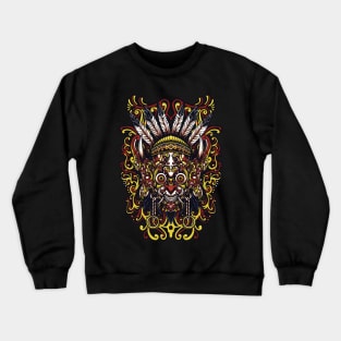 mask dayak Crewneck Sweatshirt